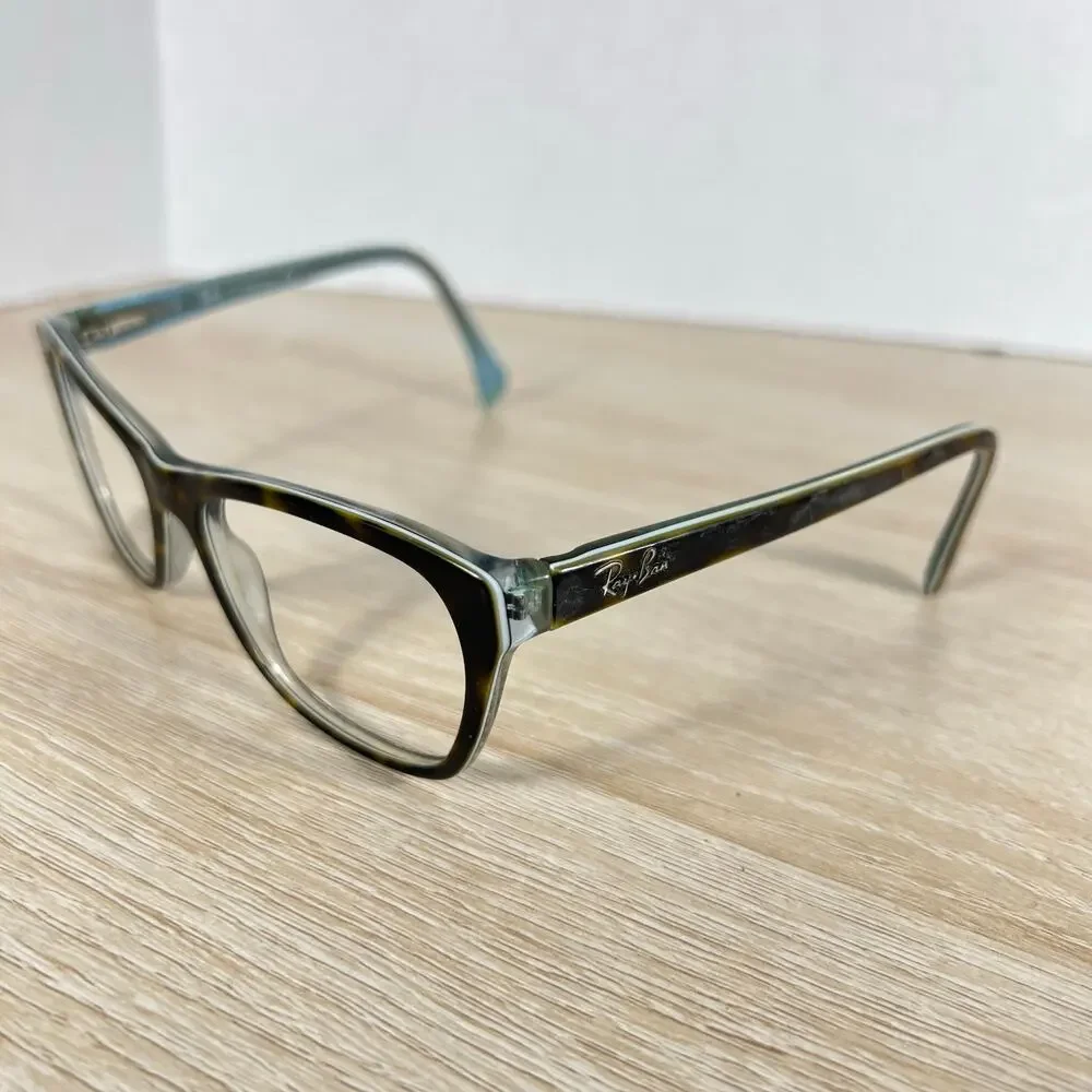 Ray-Ban RB5298 5023 Eyeglasses Tortoise Shell Blue 53-17-135 PARTS ONLY